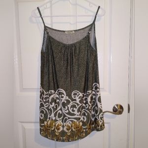 Women's Maternity Tank Top Breastfeeding Green Sz L Larenba